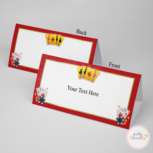 Diwali Cards Party Food Tags - Set of 12