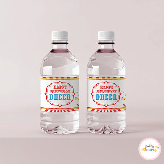 Carnival Bottle Labels - Set of 10
