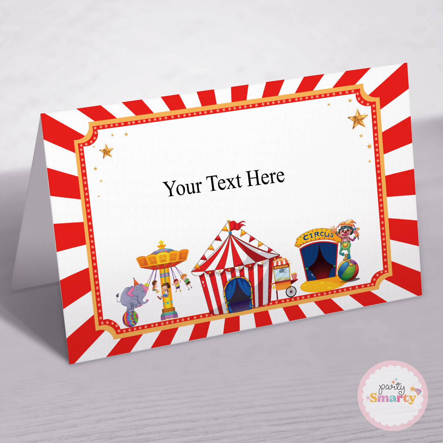 Carnival Food Tags - Set of 12