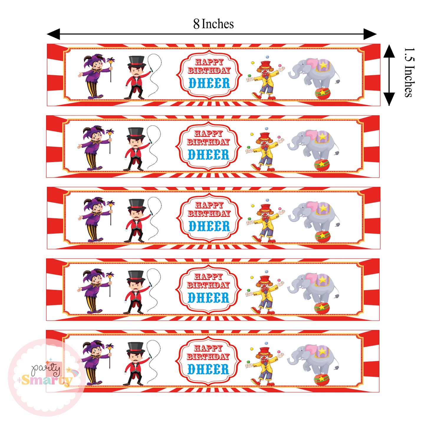 Carnival Wrist Bands - Set of 10