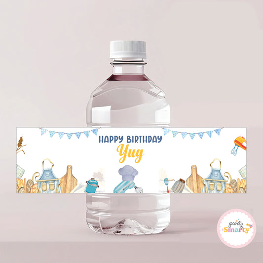 Chef Boy Bottle Labels - Set of 10