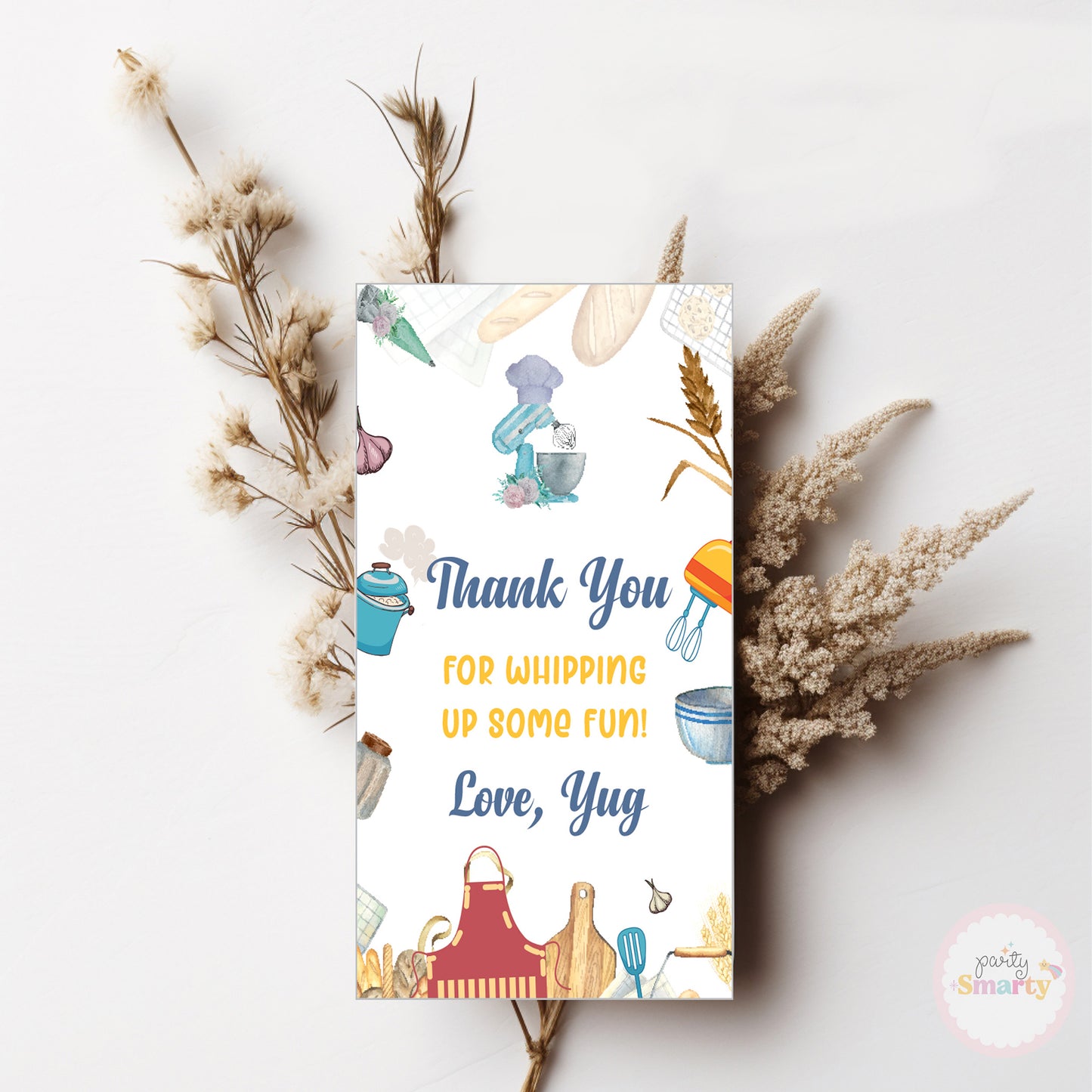 Chef Boy Thank You Tags - Set of 22