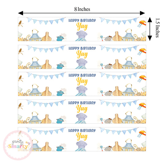 Chef Boy Wrist Bands - Set of 10