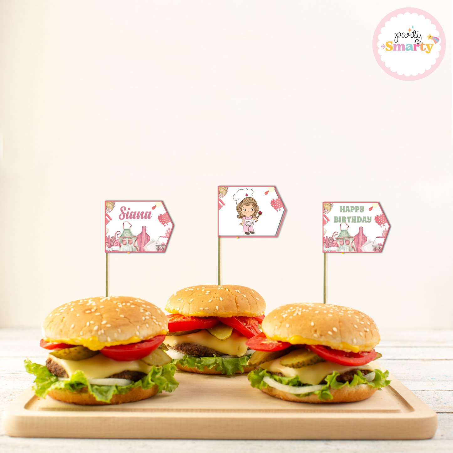 Chef Girl Flag Picks - Set of 10