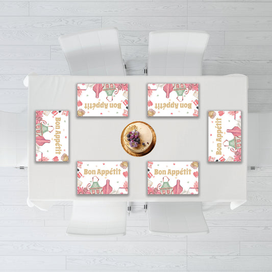 Chef Girl Table Mats - Set of 6