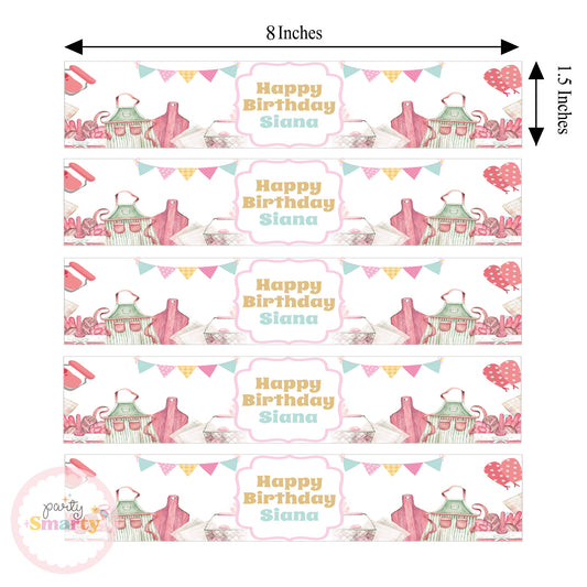 Chef Girl Wrist Bands - Set of 10