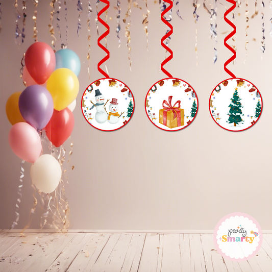 Christmas Birthday Danglers - Set of 6