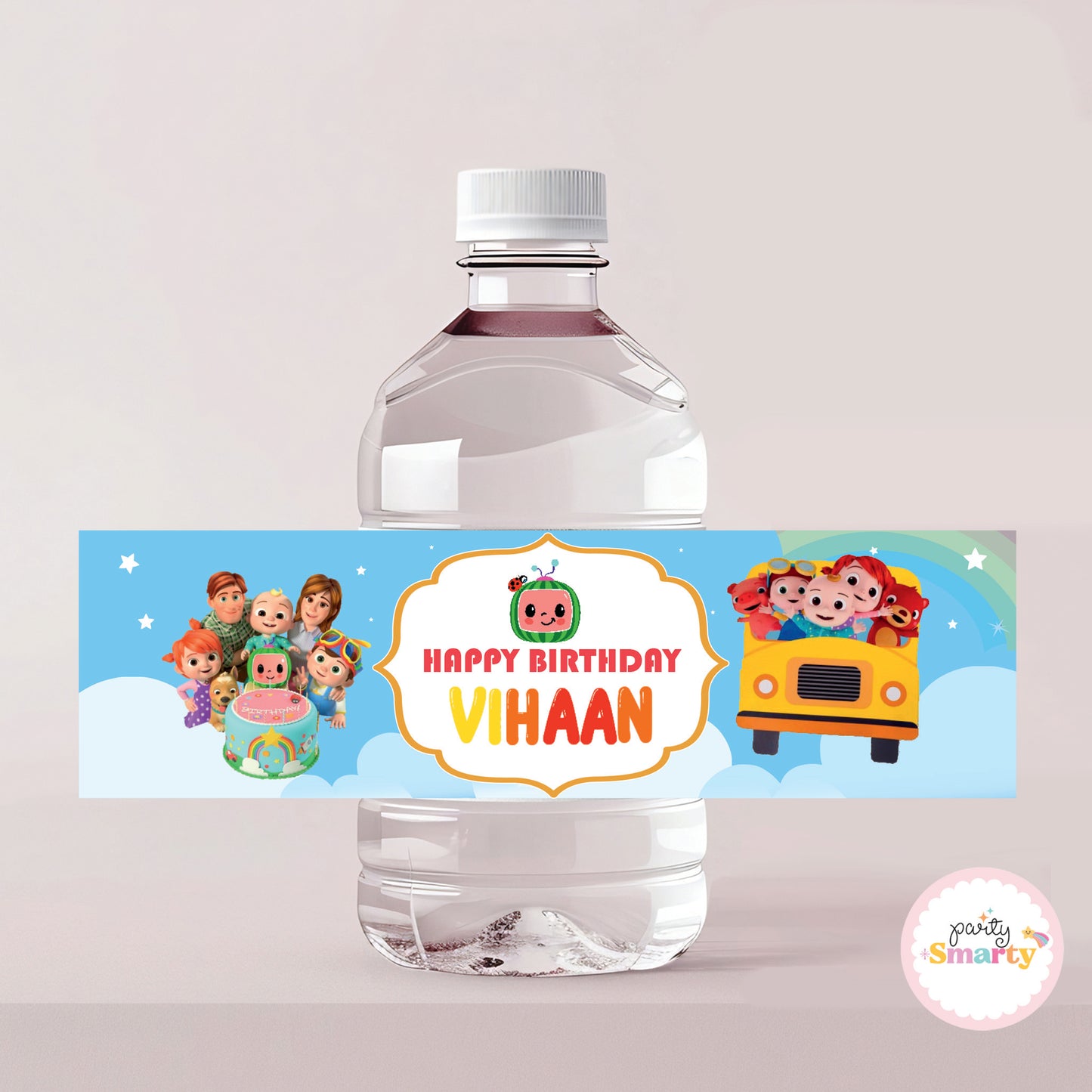 Cocomelon Bottle Labels - Set of 10