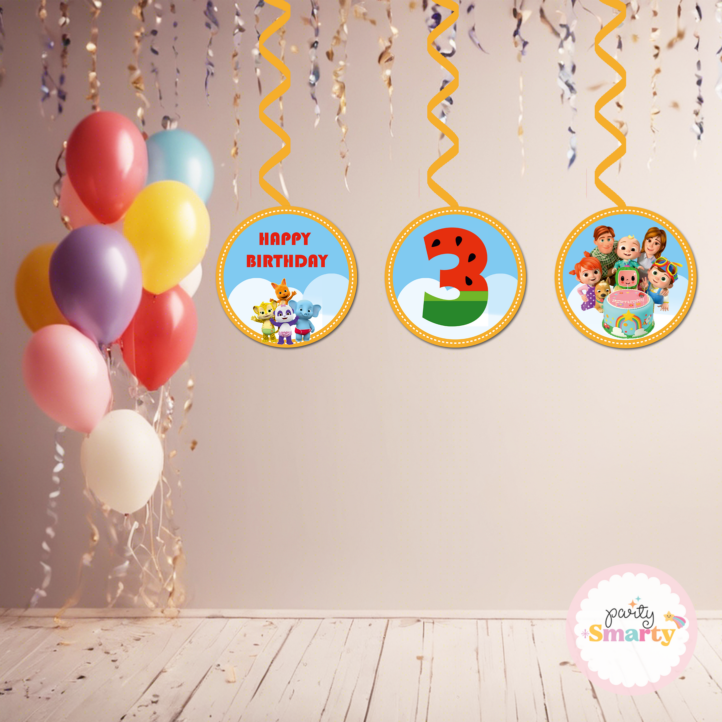 Cocomelon Danglers - Set of 6