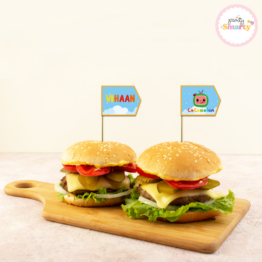 Cocomelon Flag Picks - Set of 10