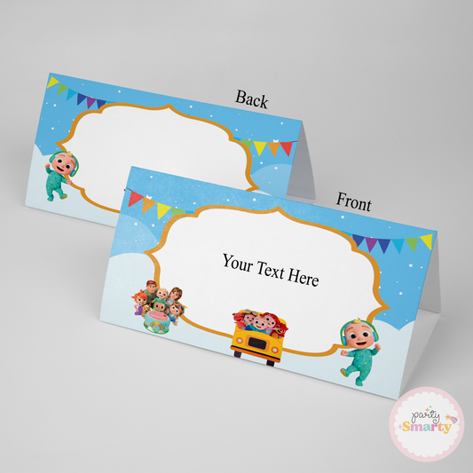 Cocomelon Food Tags - Set of 12