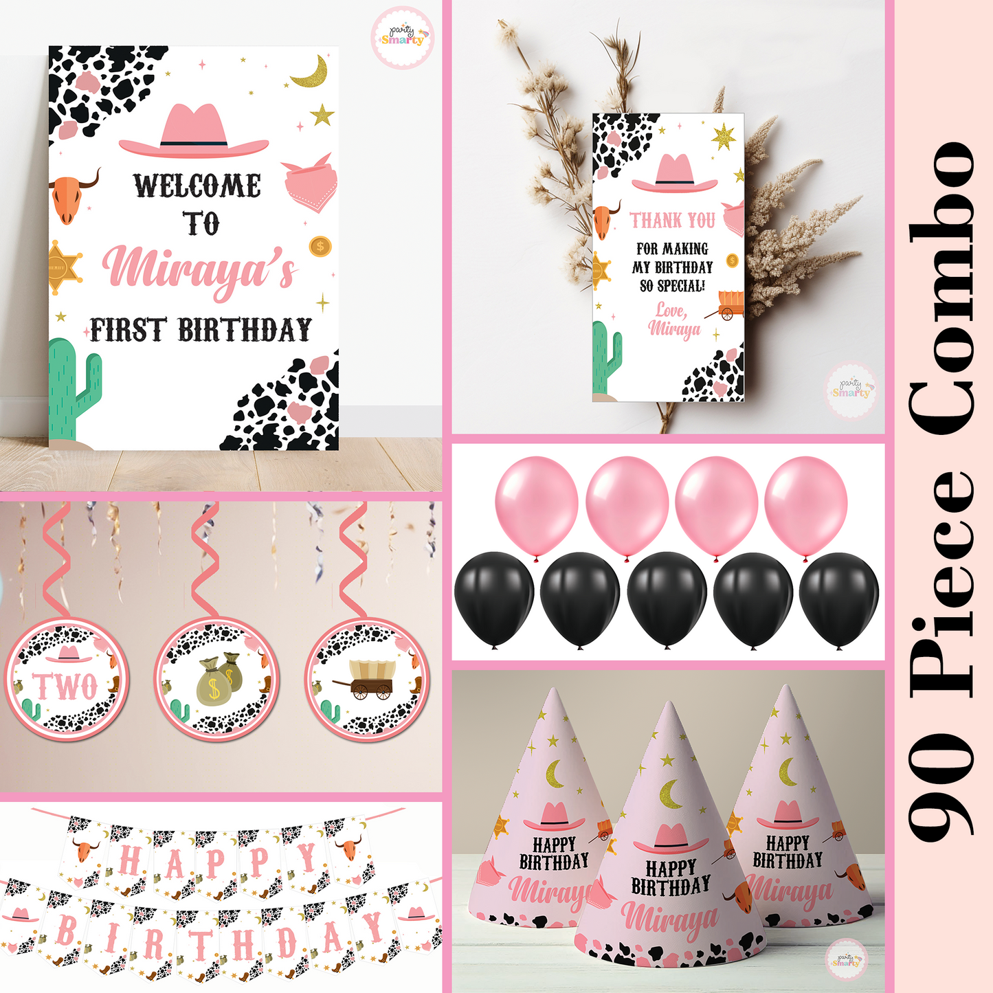 Cowgirl Smarty Saver 90 Piece Combo