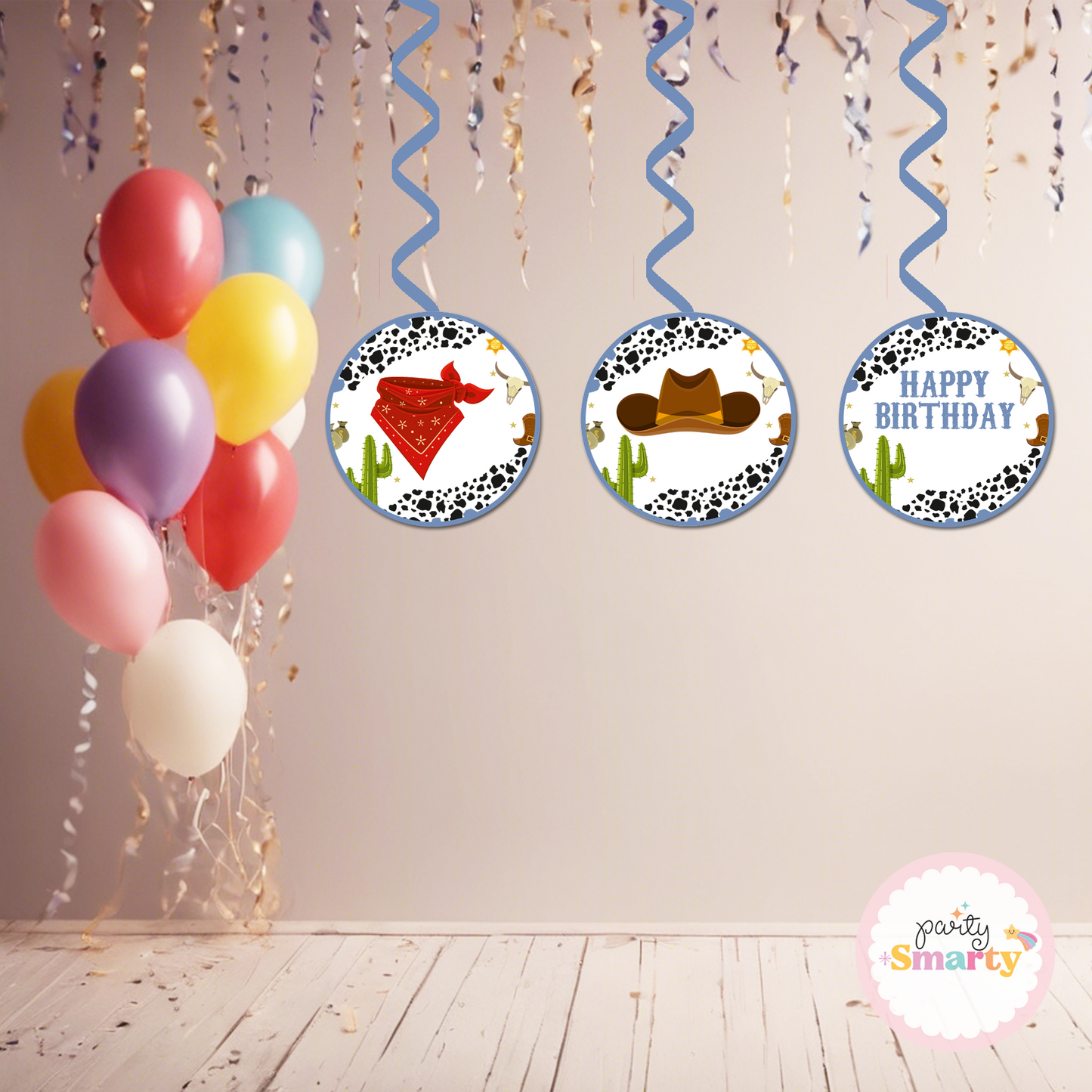 Cowboy Danglers - Set of 6