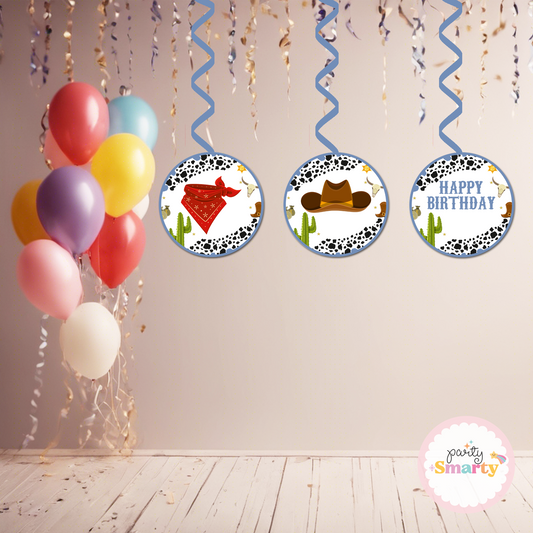 Cowboy Danglers - Set of 6