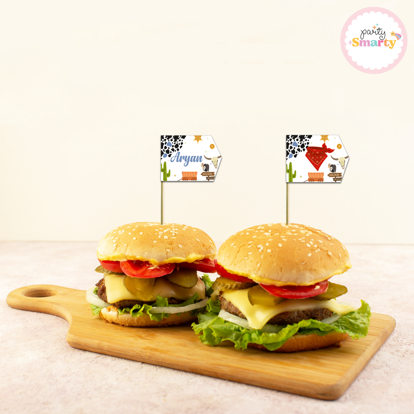 Cowboy Flag Picks - Set of 10