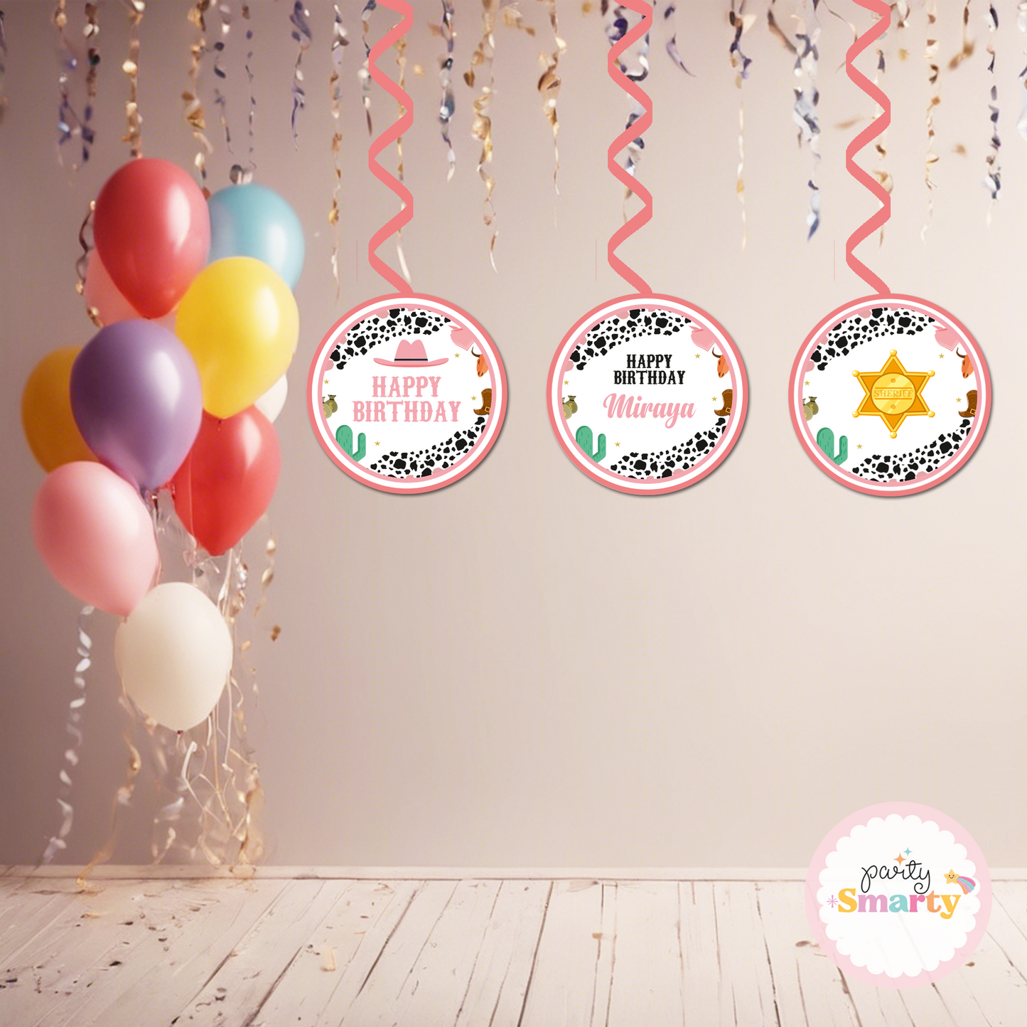 Cowgirl Danglers - Set of 6