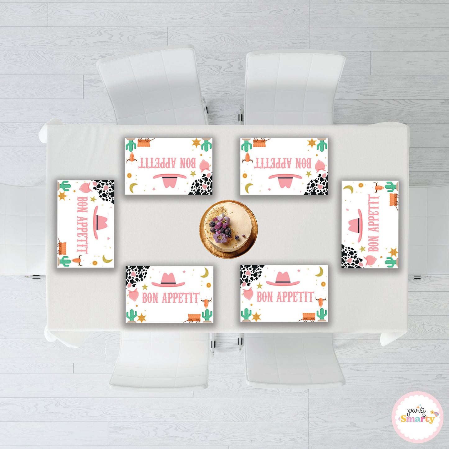 Cowgirl Table Mats - Set of 6