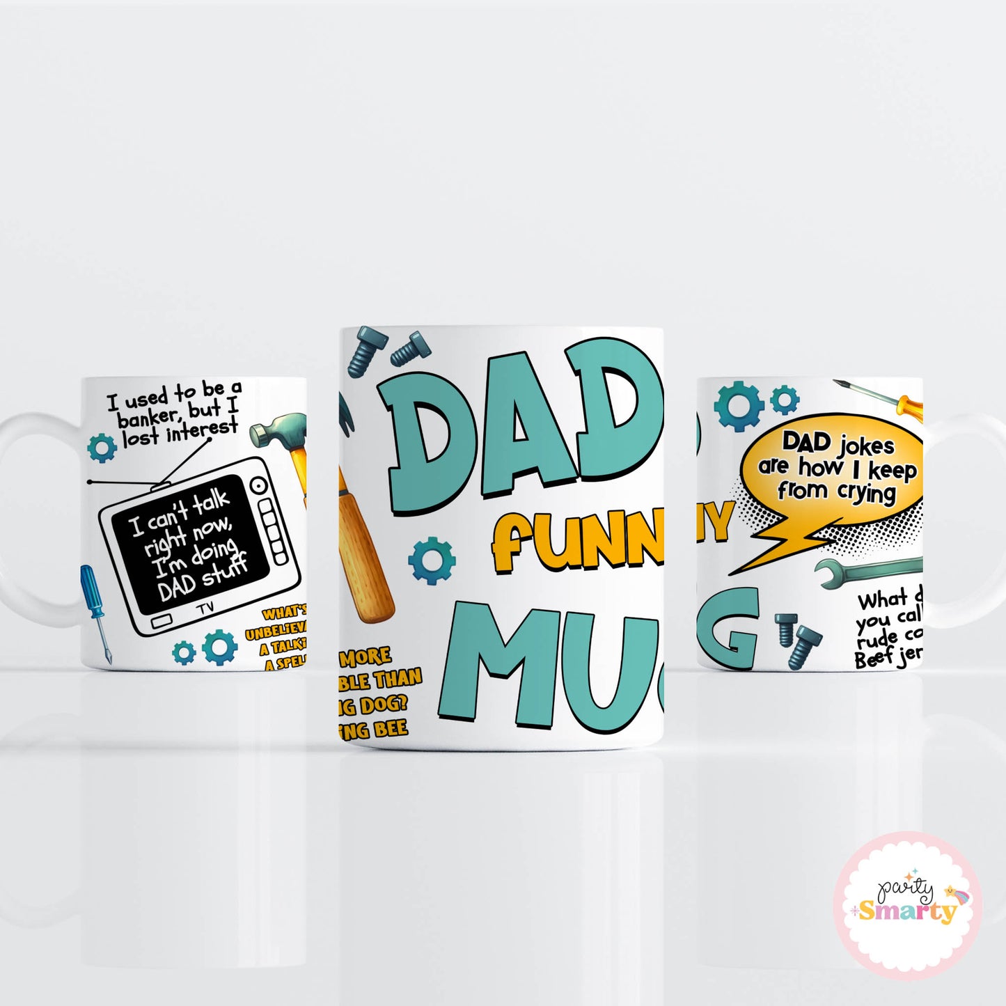 Funny Dad Jokes Father's Day Mug