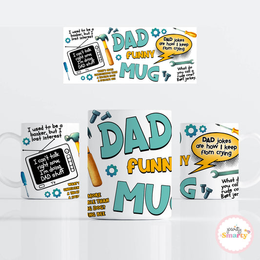 Funny Dad Jokes Father's Day Mug
