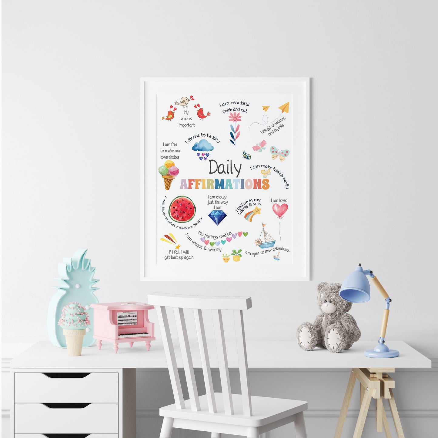 Daily Affirmations Frame