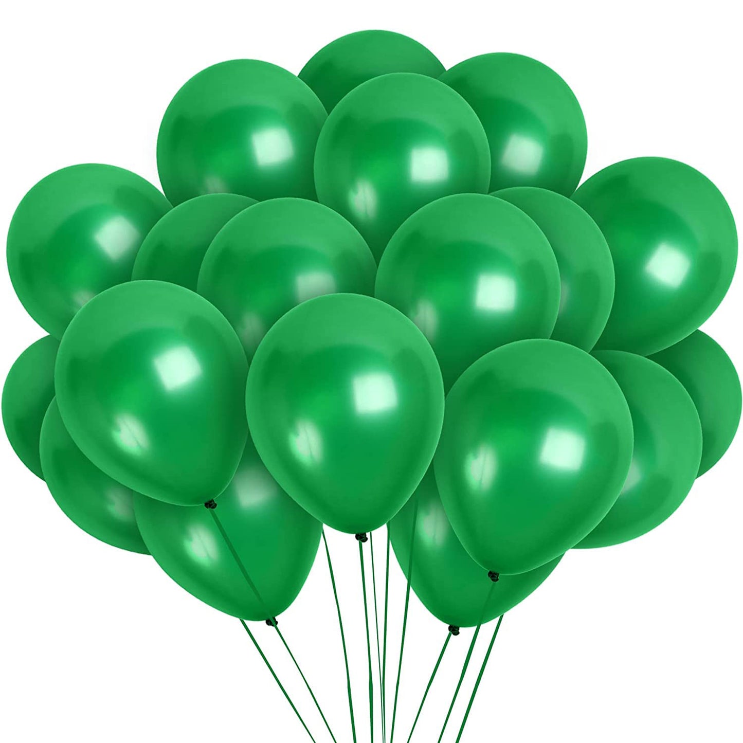 Dark Green Metallic Balloons