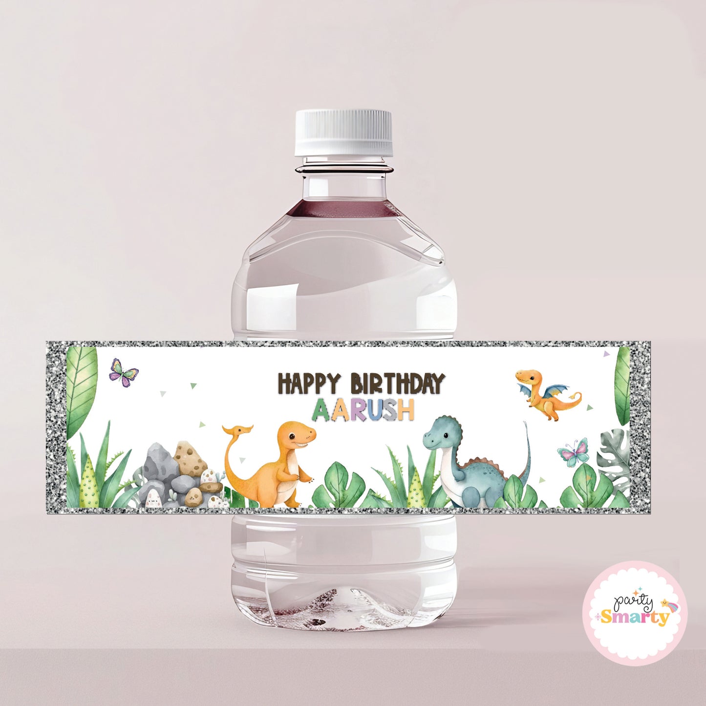 Dinosaur Bottle Labels - Set of 10