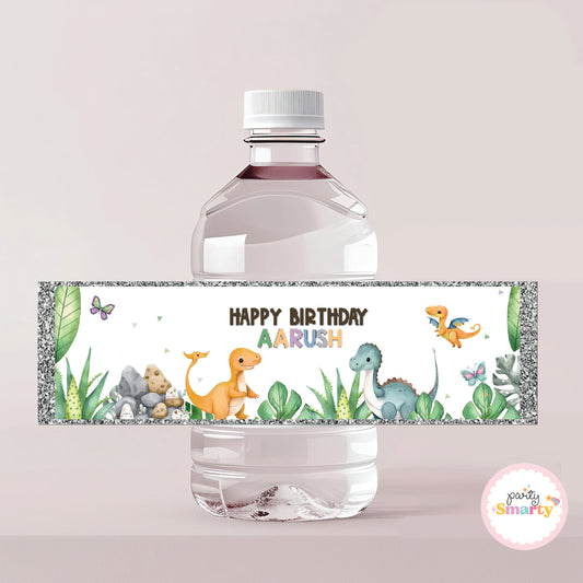 Dinosaur Bottle Labels - Set of 10
