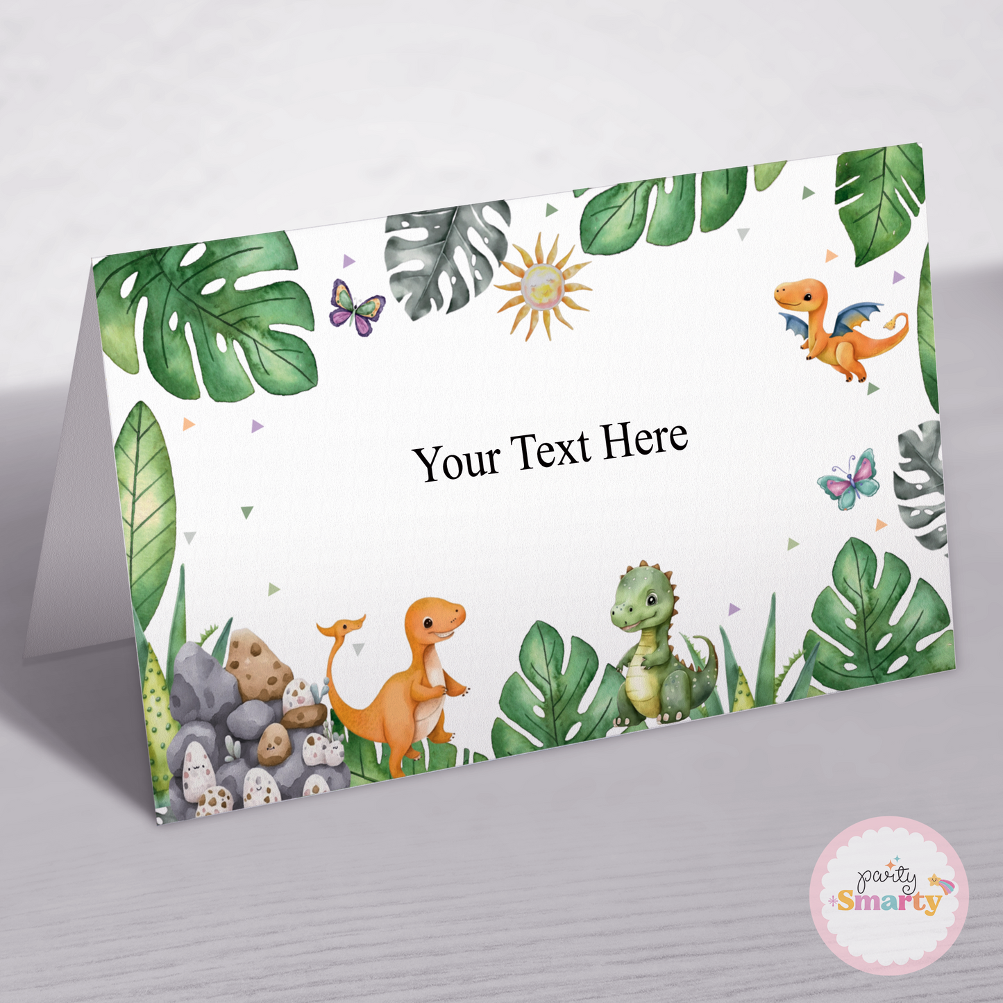 Dinosaur Food Tags - Set of 12