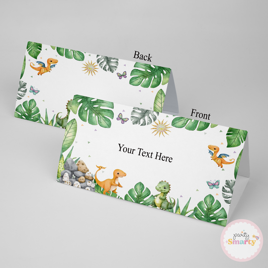 Dinosaur Food Tags - Set of 12