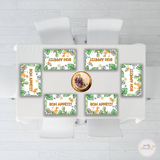 Dinosaur Table Mats - Set of 6
