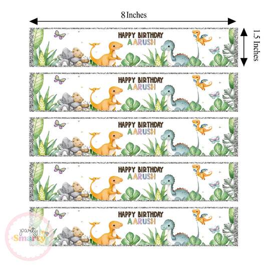 Dinosaur Wrist Bands - Set of 10