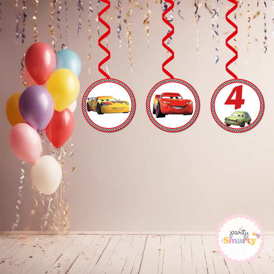 Disney Car Danglers - Set of 6