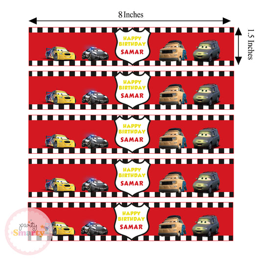 Disney Car Wrist Bands - Set of 10