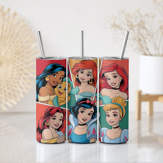 Disney Princess Skinny Tumbler