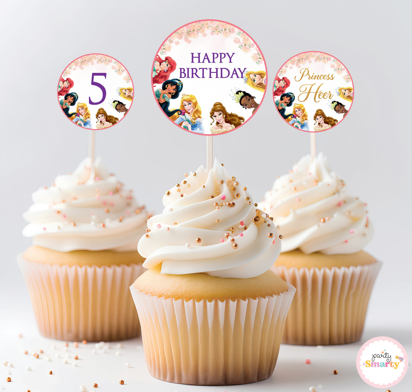 Disney Princess Cupcake Toppers (Set Of 12)