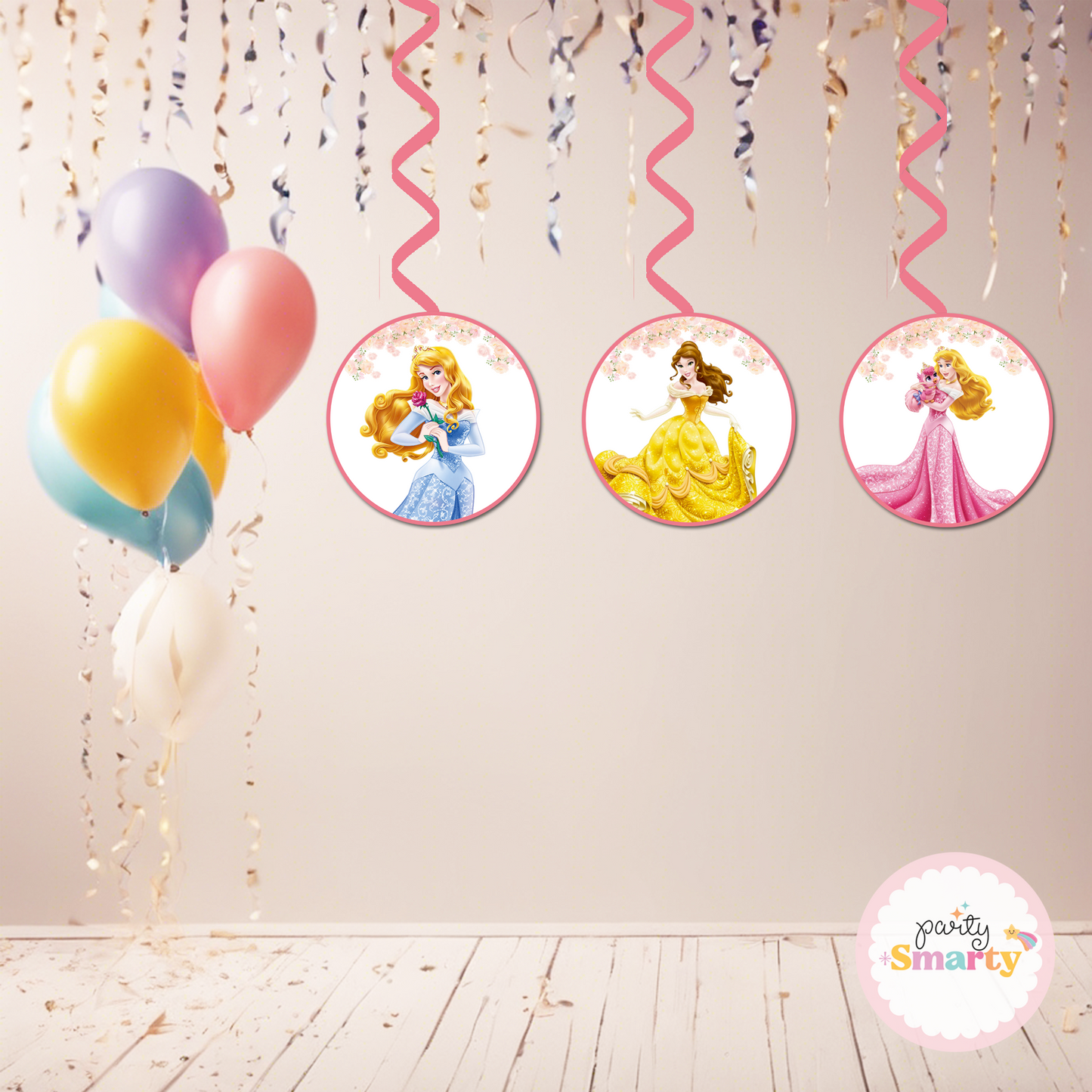 Disney Princess Danglers - Set of 6