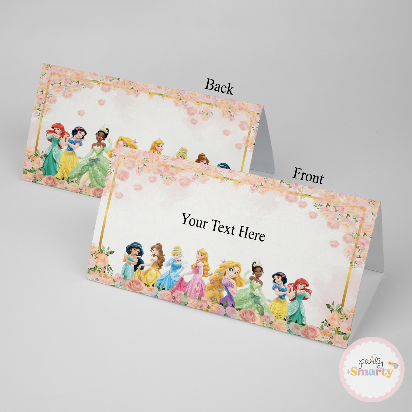 Disney Princess Food Tags - Set of 12