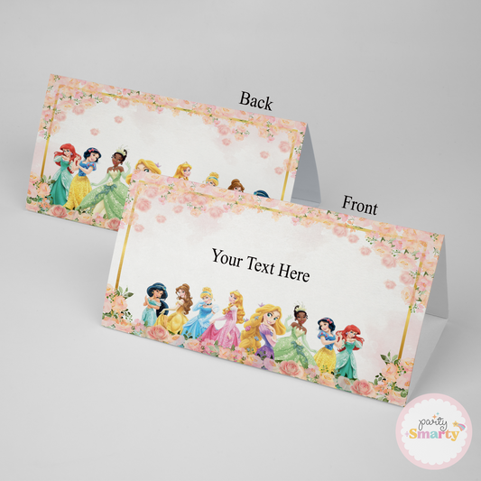 Disney Princess Food Tags - Set of 12
