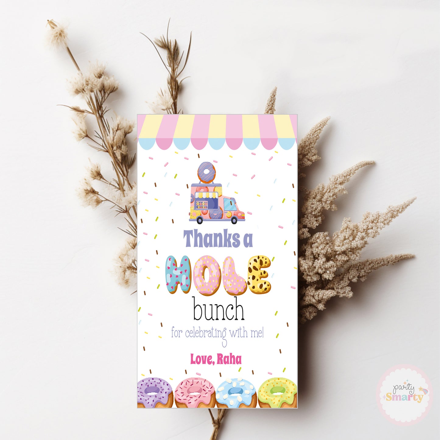 Donut Thank You Tags - Set of 22