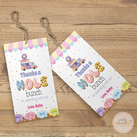 Donut Thank You Tags - Set of 22