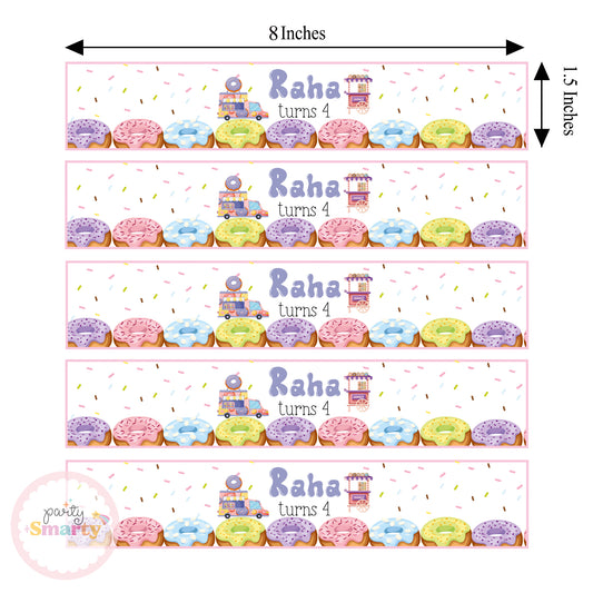 Donut Wrist Bands - Set of 10