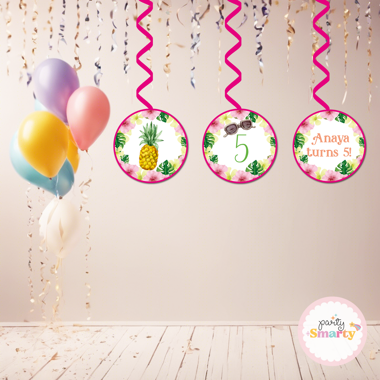 Flamingo Danglers - Set of 6