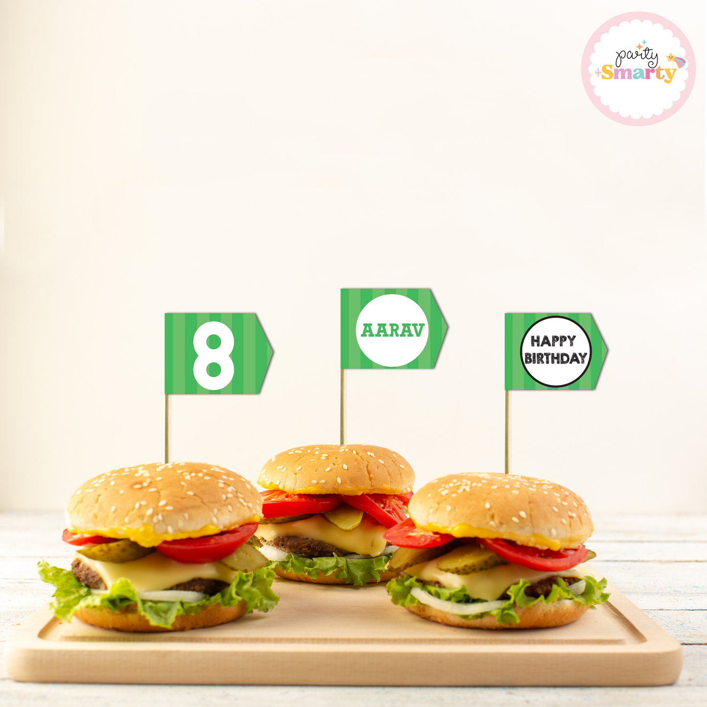 Football Flag Picks - Set of 10