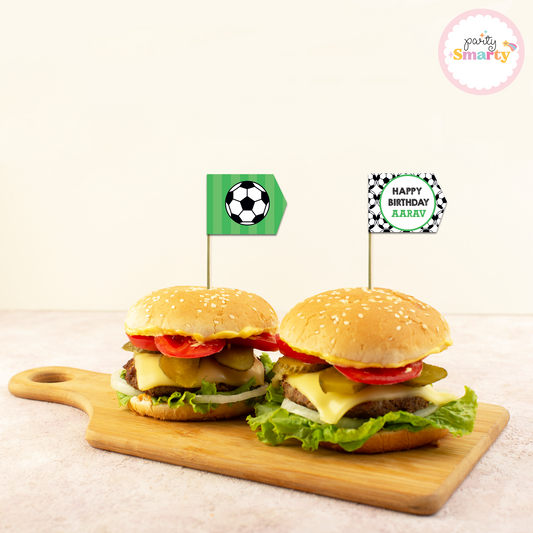 Football Flag Picks - Set of 10