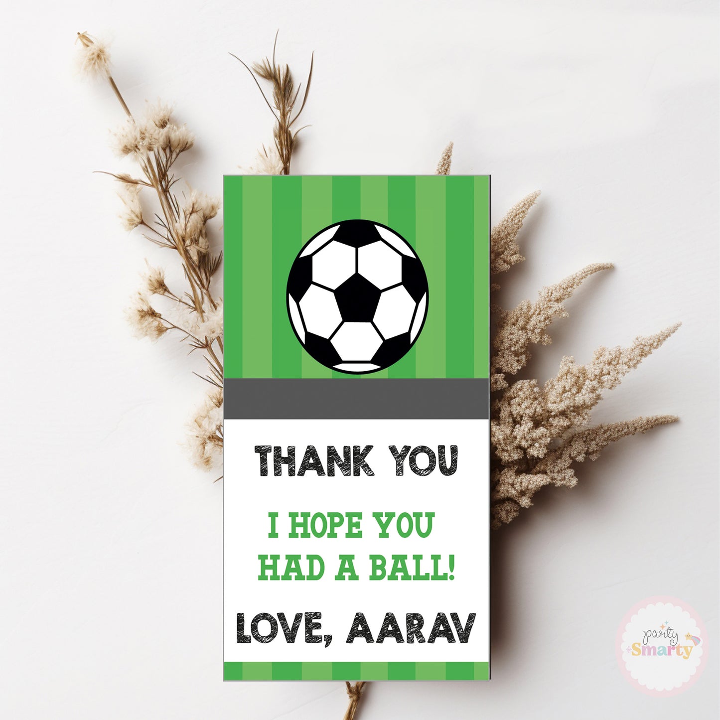 Football Thank You Tags - Set of 22