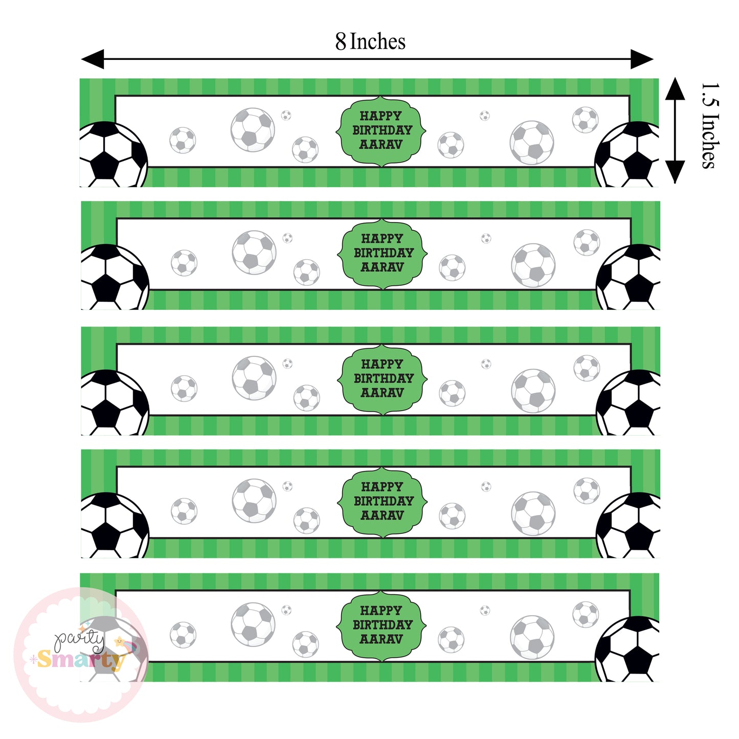 Football Wrist Bands - Set of 10