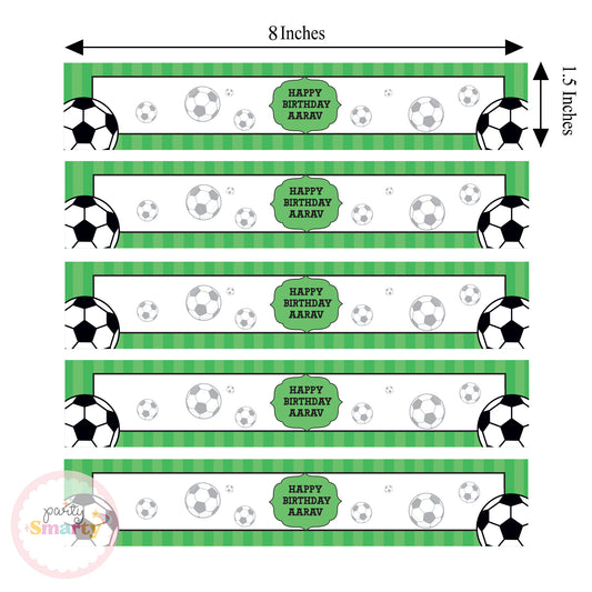 Football Wrist Bands - Set of 10