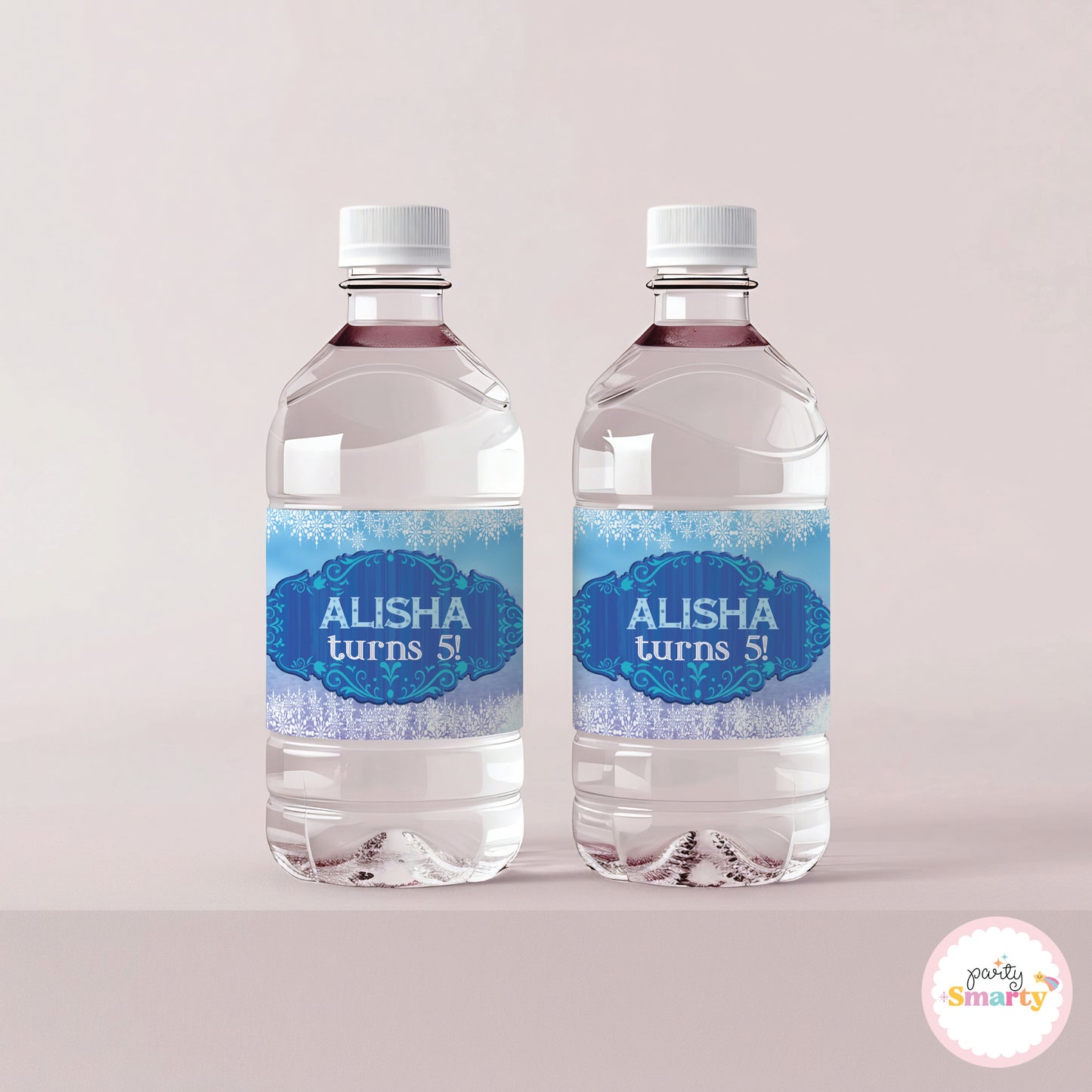 Frozen Bottle Labels - Set of 10