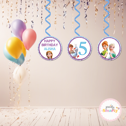 Frozen Danglers - Set of 6