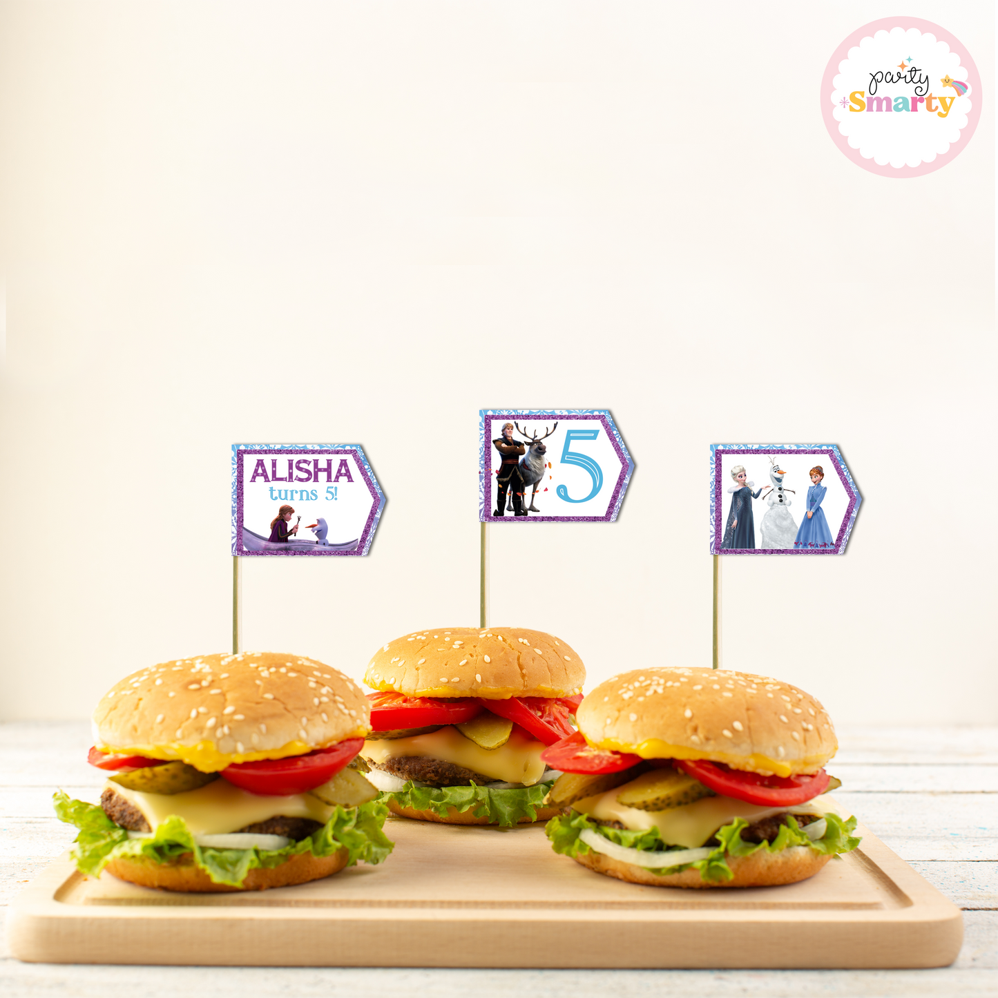 Frozen Flag Picks - Set of 10